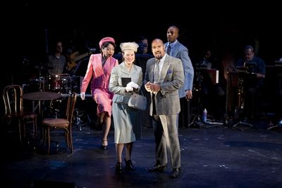 Jennie L. Harney, Eileen Patterson, Josh Tower and Britton Smith Photo