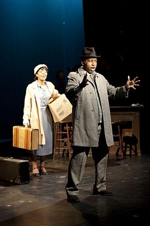 Nicole Powell and Albert Christmas Photo