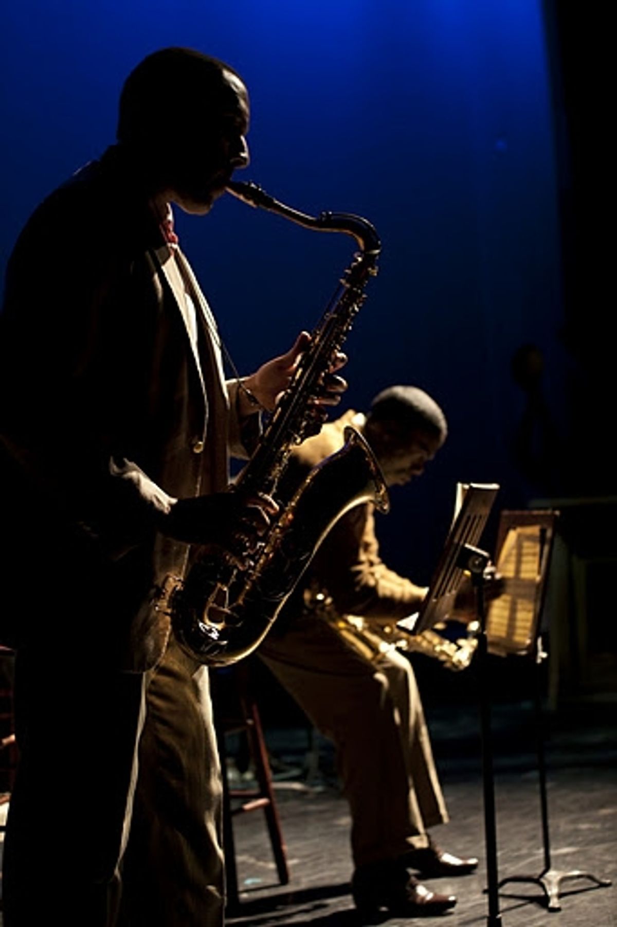 Ken Robinson and Rodrick Covington at CENTRAL AVENUE BREAKDOWN Plays NYMF!