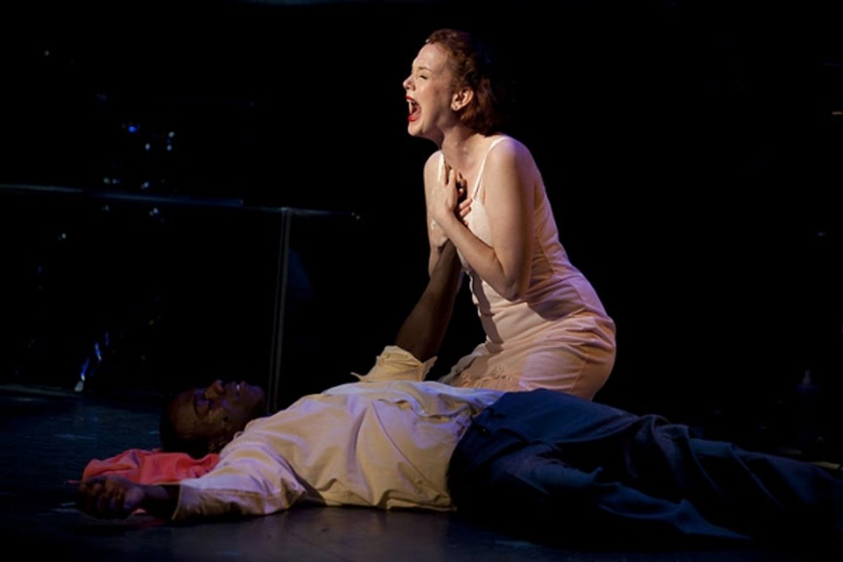 Rebecca LaChance and Rodrick Covington at CENTRAL AVENUE BREAKDOWN Plays NYMF!