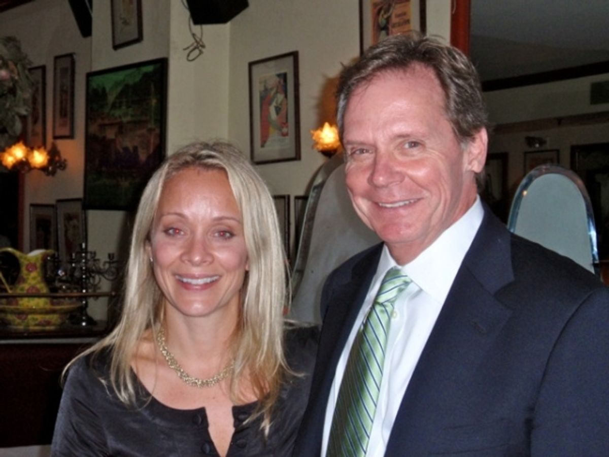 Director Bud Martin and daughter Megan at 