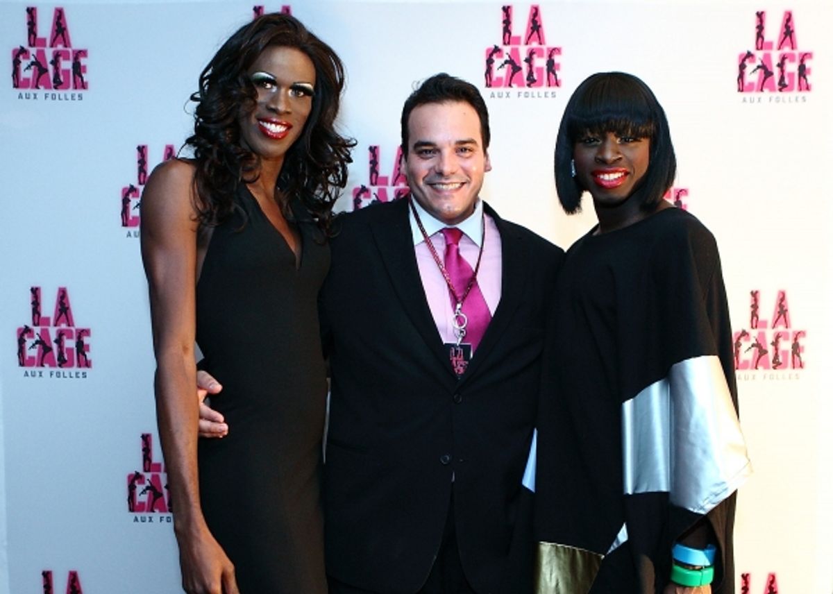 Terry Lavell (Mercedes), Jamey Jennings (Company Manager), Donald C. Shorter, Jr. (Chantal) at 