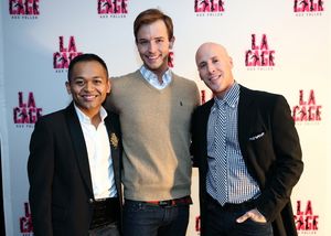  Jeigh Madjus (Jacob), Logan Keslar (Bitelle), Christophe Caballero (Dance Captain)  Photo