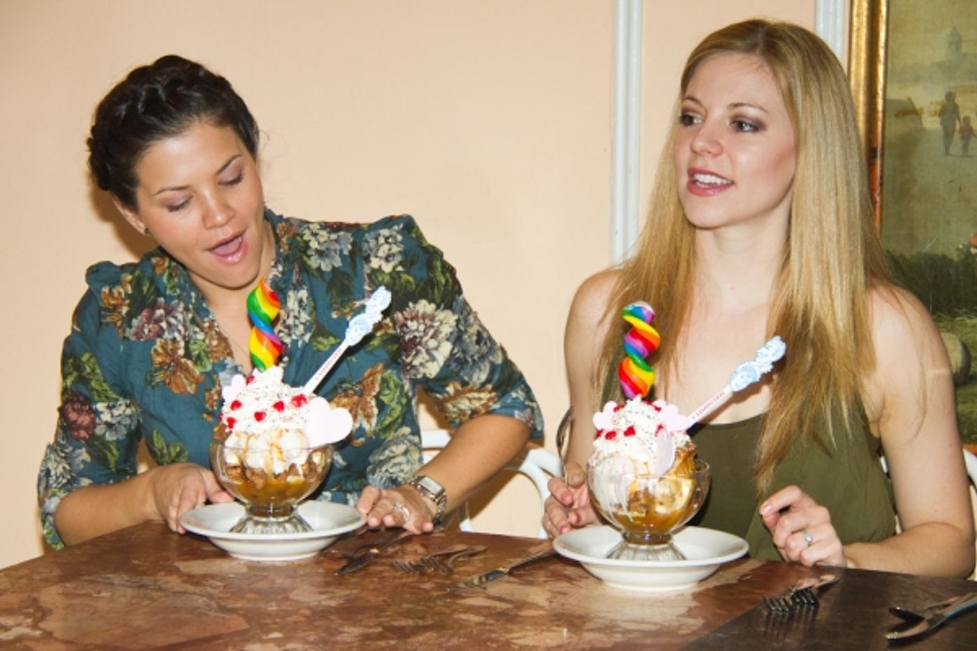 Photo Flash: FOLLIES Cast Celebrates Serendipity Sundae!  Image