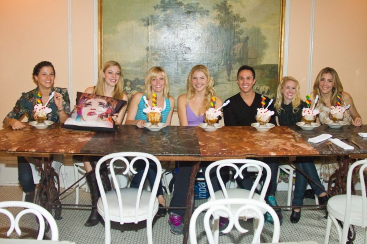 Sara Edwards, Kirsten Scott, Jenifer Foote, Amanda Kloots-Larsen, Mathew deGuzman, Pamela Otterson and Brittany Marcin - Follies @ Serendipity - 10.12.11 at 