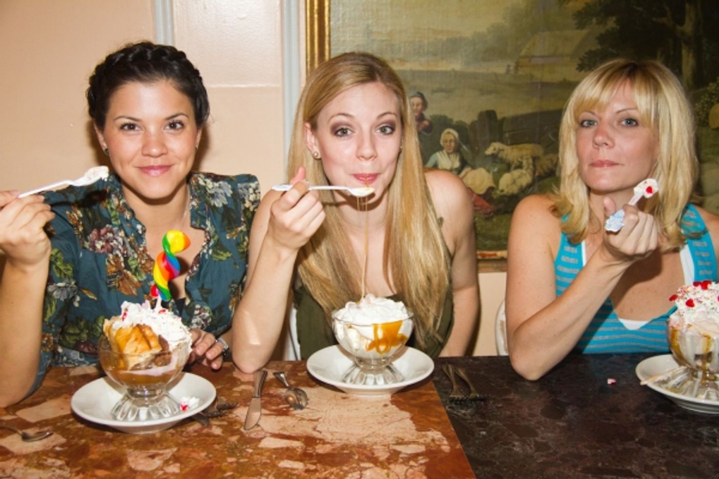 Photo Flash: FOLLIES Cast Celebrates Serendipity Sundae! Photo Flash: FOLLIES Cast Celebrates Serendipity Sundae! Image