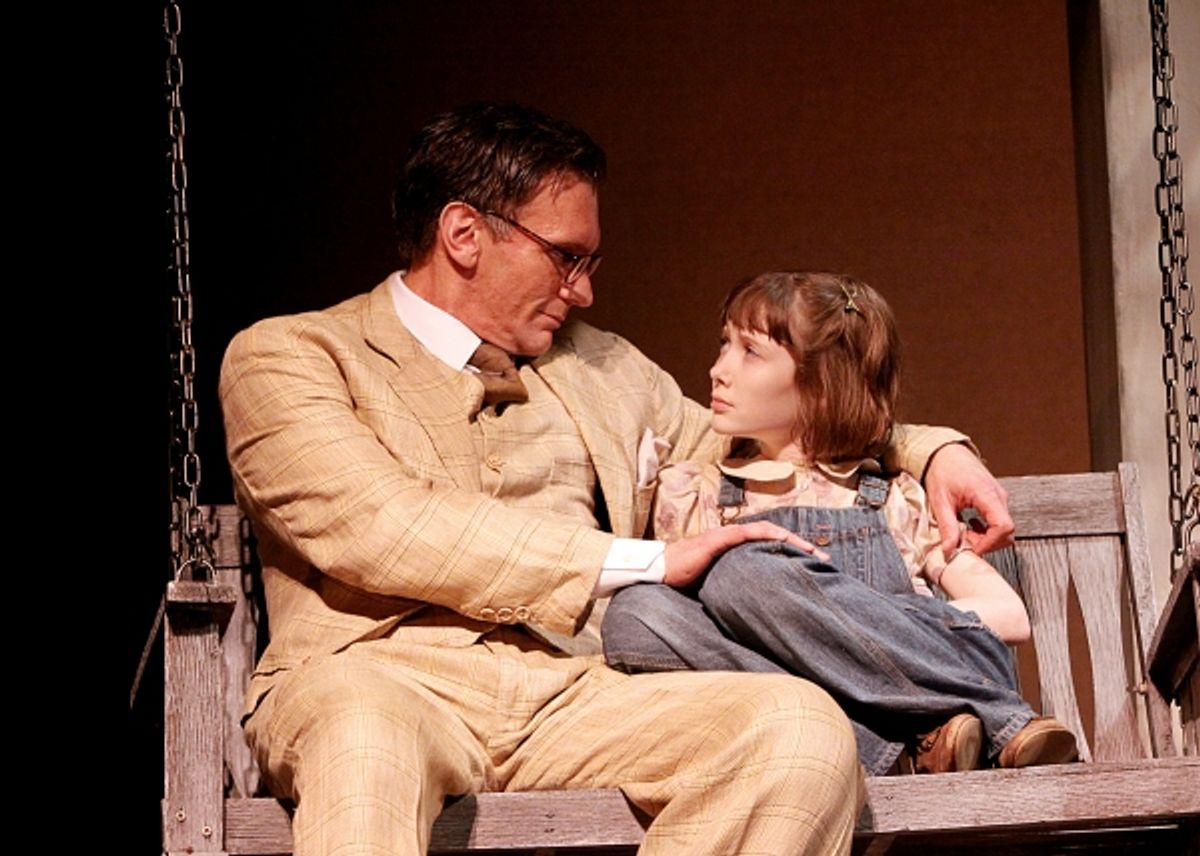 Brent Harris as Atticus Finch and Emmanuelle Nadeau at 