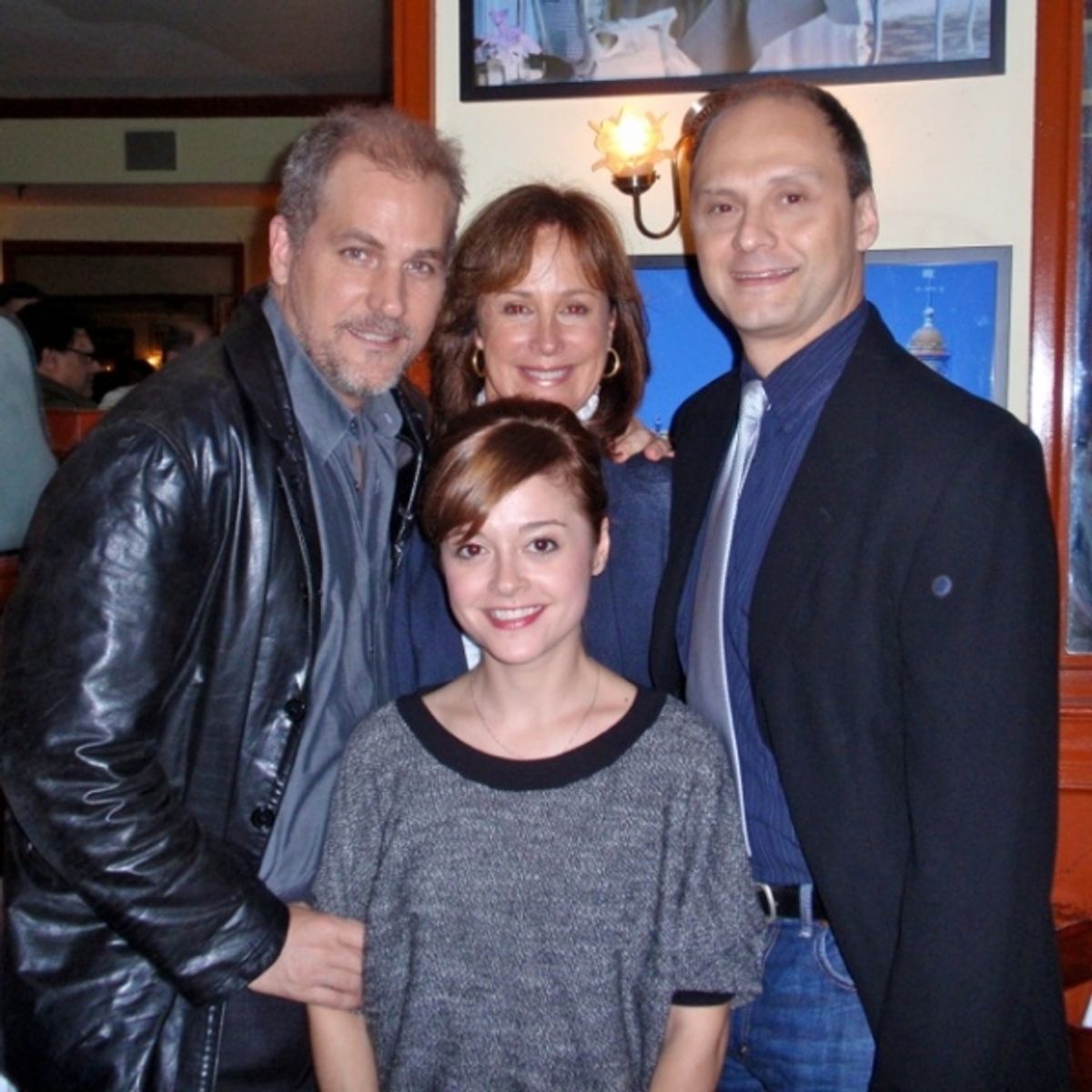BUD MARTIN, BRUCE GRAHAM, PAUL MICHAEL VALLEY, MICHAEL MASTRO. (front l-r) LAUREN ASHLEY CARTER, HILLARY B. SMITH at 