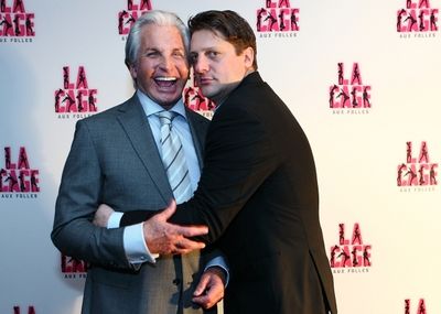 George Hamilton, Christopher Sieber. Photo Credit: Dan Welk Photo