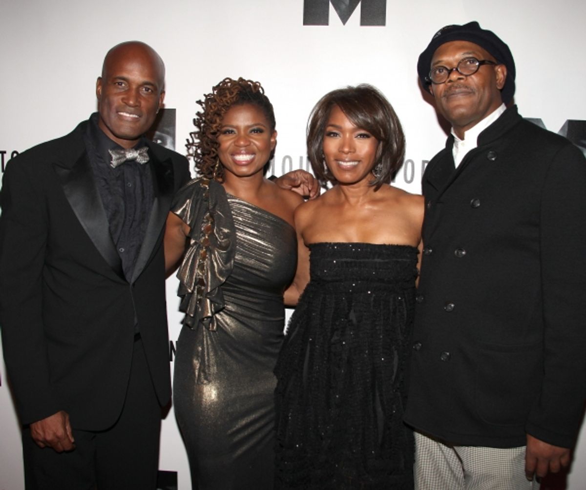 Director Kenny Leon, Playwright Katori Hall, Angela Bassett & Samuel L. Jackson  at 