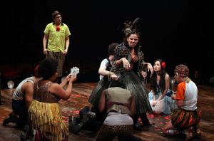 Lindsay Mendez (center) and Company Photo