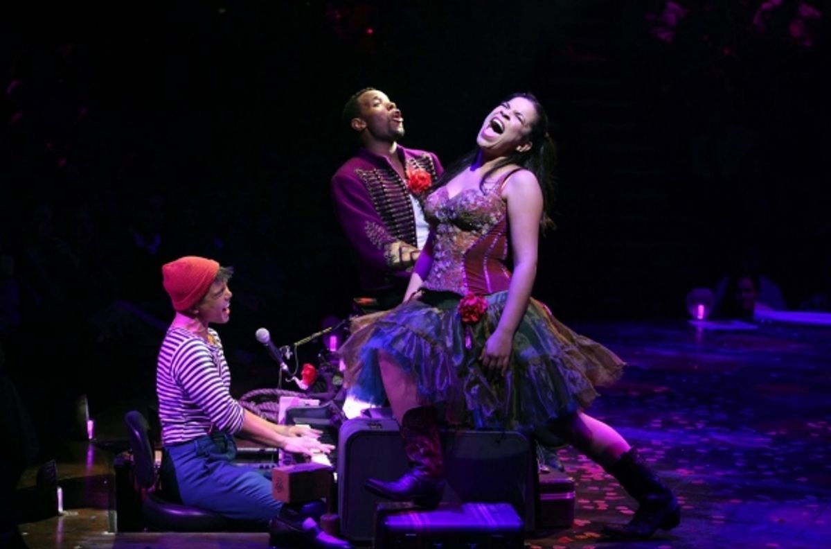Telly Leung, Wallace Smith and Lindsay Mendez at 