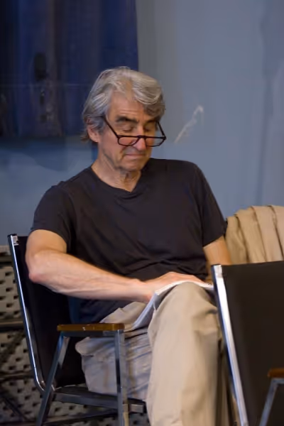 Sam Waterston in rehearsal for King Lear, directed by James Macdonald, running at The Photo