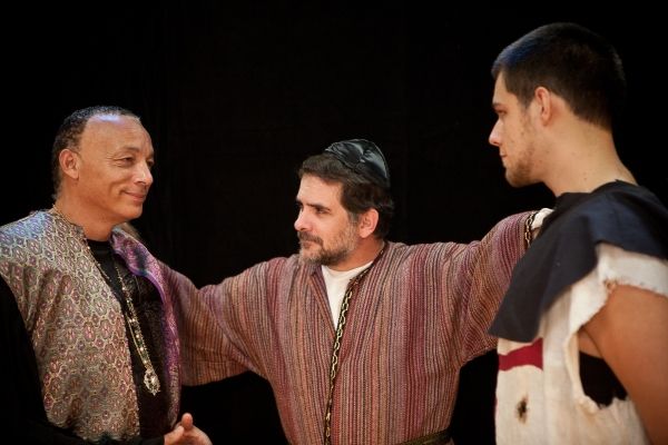 Joseph Henderson, Jason Peck and Lucas Campbell in NATHAN THE WISE Photo