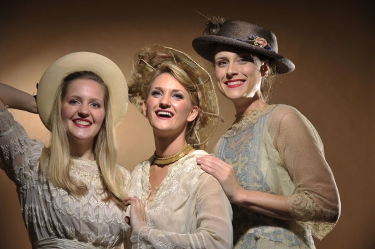 Mary (Riley Krull), Dorrie (Brittany Danielle) and Tiny (Kate Paul)  at 