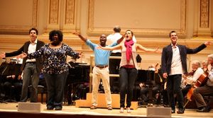 Tony Desare, Natasha Yvette Williams, James T. Lane, Ashley Brown & Hugh Panaro @ BroadwayWorld Tony Desare, Natasha Yvette Williams, James T. Lane, Ashley Brown & Hugh Panaro Photo