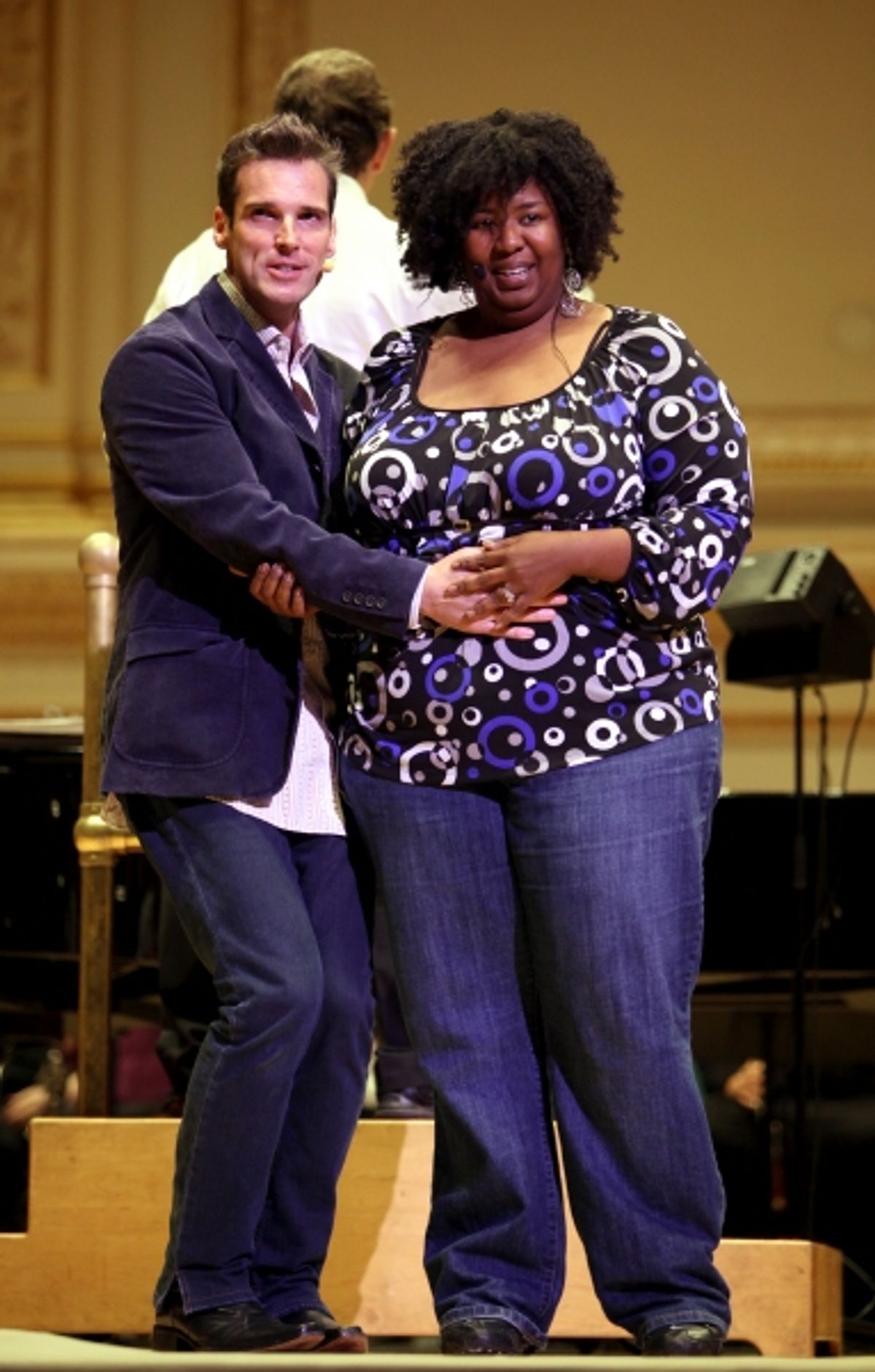 Hugh Panaro & Natasha Yvette Williams at 