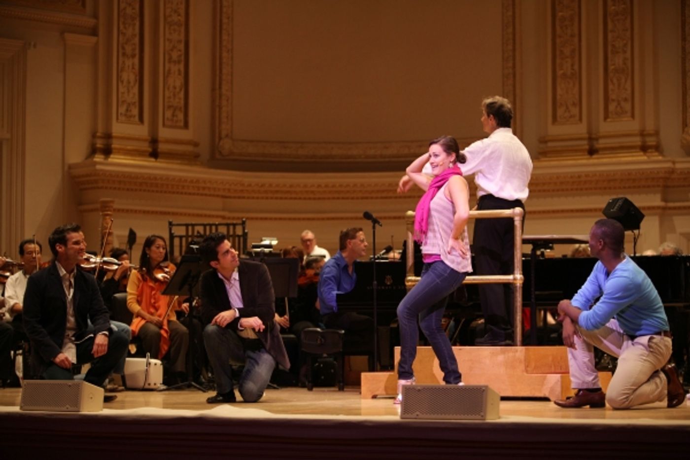Exclusive Coverage: Rehearsal with IRVING BERLIN: RAGS TO RITZES  Image