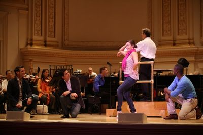 Hugh Panaro, Tony Desare, Ashley Brown &  James T. Lane Photo