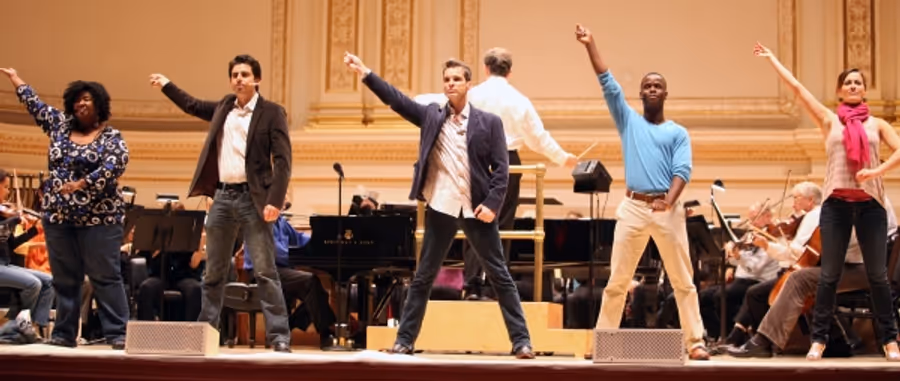 Exclusive Coverage: Rehearsal with IRVING BERLIN: RAGS TO RITZES Image