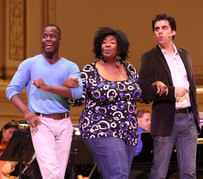 James T. Lane, Natasha Yvette Williams & Tony Desare Photo