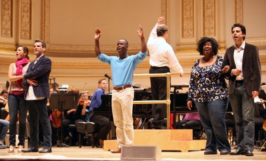 Exclusive Coverage: Rehearsal with IRVING BERLIN: RAGS TO RITZES Image