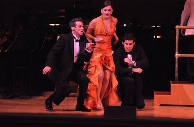 Hugh Panaro, Ashley Brown and Tony DeSare Photo