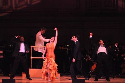 James T. Lane, Ashley Brown, Tony DeSare and Hugh Panaro Photo