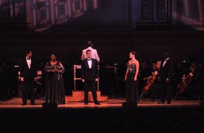 The Cast of tonights show-Tony De Sare, NaTasha Yvette Williams, Hugh Panaro, Ashley  Photo