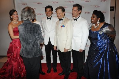 Ashley Brown, JamesT. Lane, Tony DeSare, Jack Early, Hugh Panaro, NaTasha Yvette Will Photo