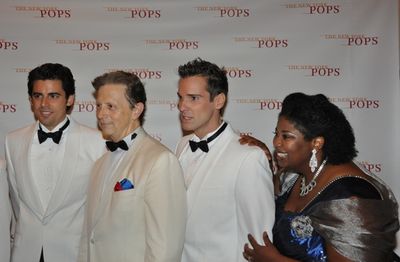 Tony DeSare, Jack Early, Hugh Panaro and NaTasha Yvette Williams Photo