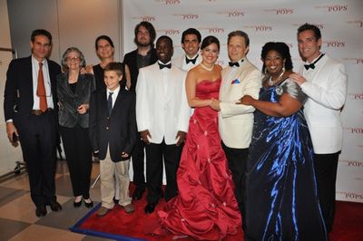 The Family of Irving Berlin with the cast-James T. Lane, Tony DeSate, Ashley Brown, J Photo