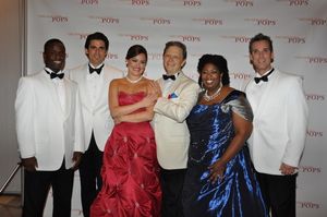 James T. Lane, Tony DeSare, Ashley Brown, Jack Early NaTasha Yvette Williams and Hugh Photo