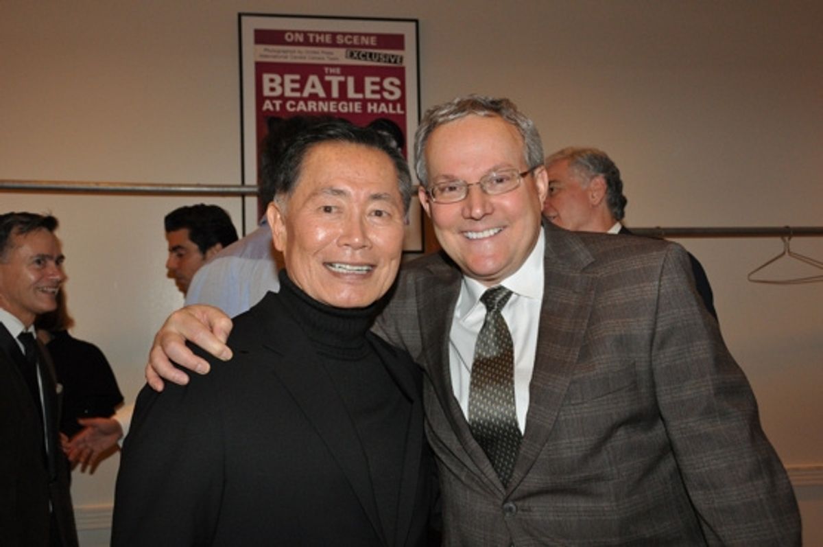 George Takei and Brad Altman at 