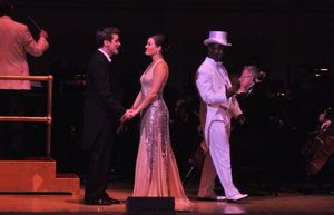 Hugh Panaro, Ashley Brown and James T. Lane Photo