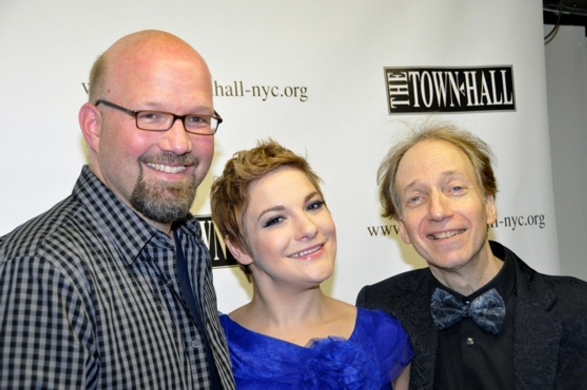 Scott Coulter (Director), Daisy Eagan and Scott Siegel (Creator, Writer and Host) at 