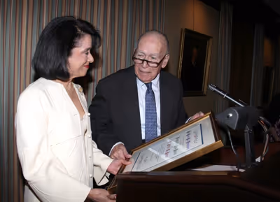 Marvin Leffler & Dr. Joyce F. Brown Photo