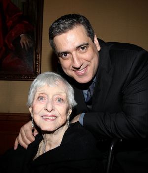 Celeste Holm & Frank Basile attending the 'Friends of Arts' Awards at the Princeton Club in New York City @ BroadwayWorld Celeste Holm & Frank Basile attending the 'Friends of Arts' Awards at the Princeton C Photo