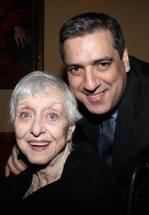 Celeste Holm & Frank Basile attending the 'Friends of Arts' Awards at the Princeton C Photo