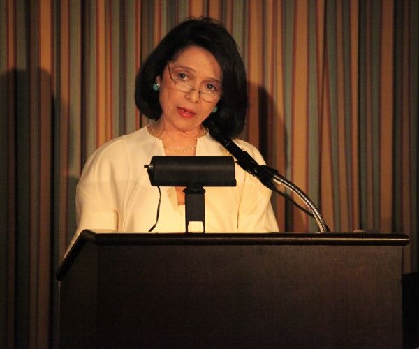 Dr. Joyce F. Brown attending the 'Friends of Arts' Awards at the Princeton Club in Ne Photo