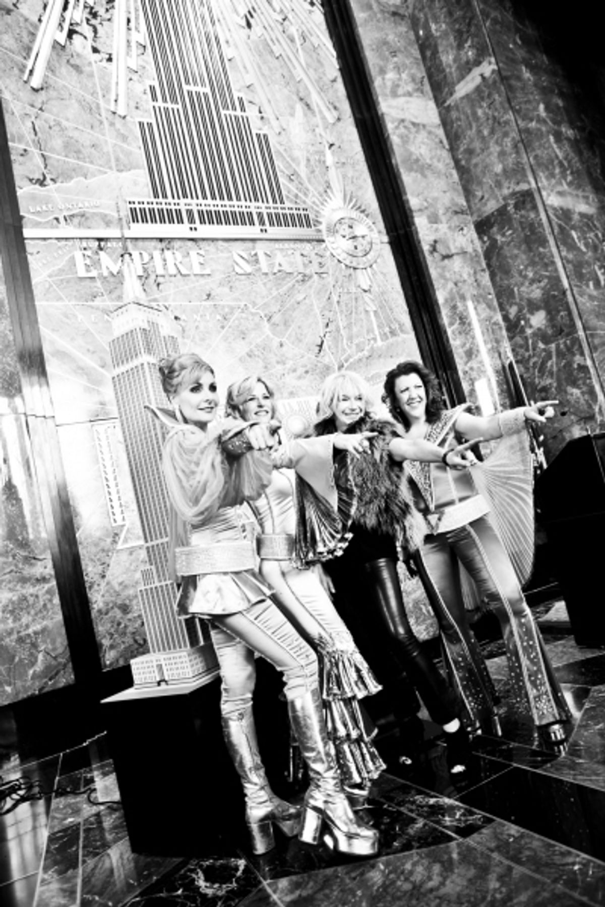 Judy McClane, Lisa Brescia, Judy Craymer and Jennifer Perry at 