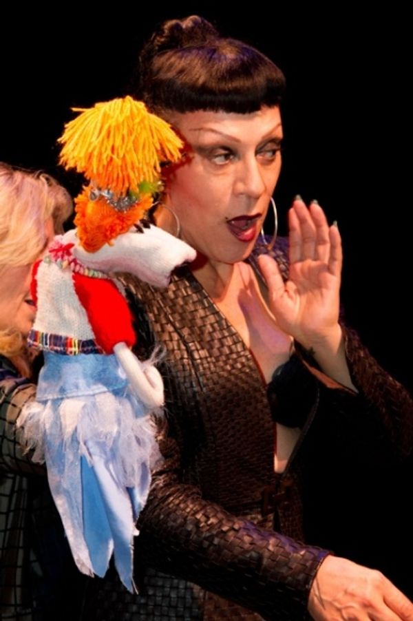 Leslie Carrara-Rudolph with Lolly and Joey Arias Photo