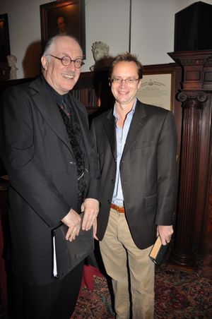 Simon Jones and Michael Riedel Photo