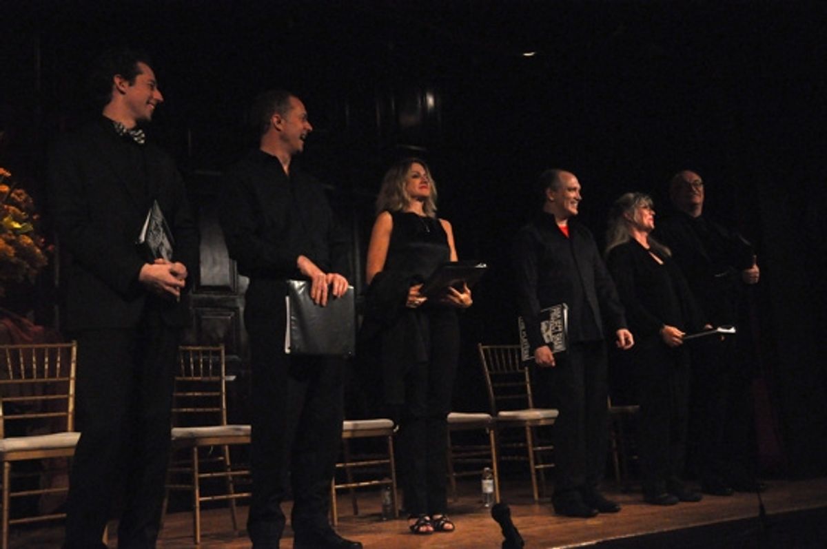 Josh Grisetti, Daniel Jenkins, Alison Frasher, Simon Jones, Judith Ivey and Charles Busch at 