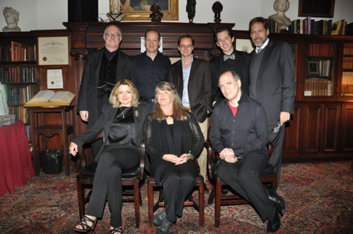 David Staller (Producer, Editor and Director) joins tonight's cast-Simon Jones, Daniel Jenkins, Michael Riedel, Josh Grisetti, Alison Fraser, Judith Ivey and Charles Busch at 