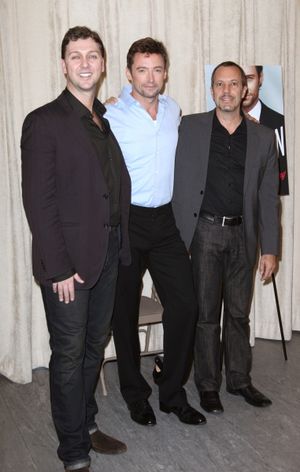 Warren Carlyle, Hugh Jackman & Patrick Vaccariello attending the Photo Call for 'Hugh Jackman, Back On Broadway' at the Pearl Studios in New York City. October 18, 2011 © Walter McBride / Retna Ltd. @ BroadwayWorld Warren Carlyle, Hugh Jackman & Patrick Vaccariello attending the Photo Call for 'Hugh Photo
