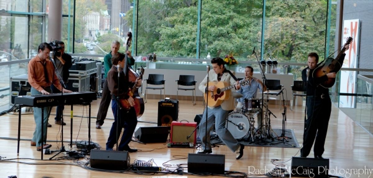 The cast of Million Dollar Quartet at 