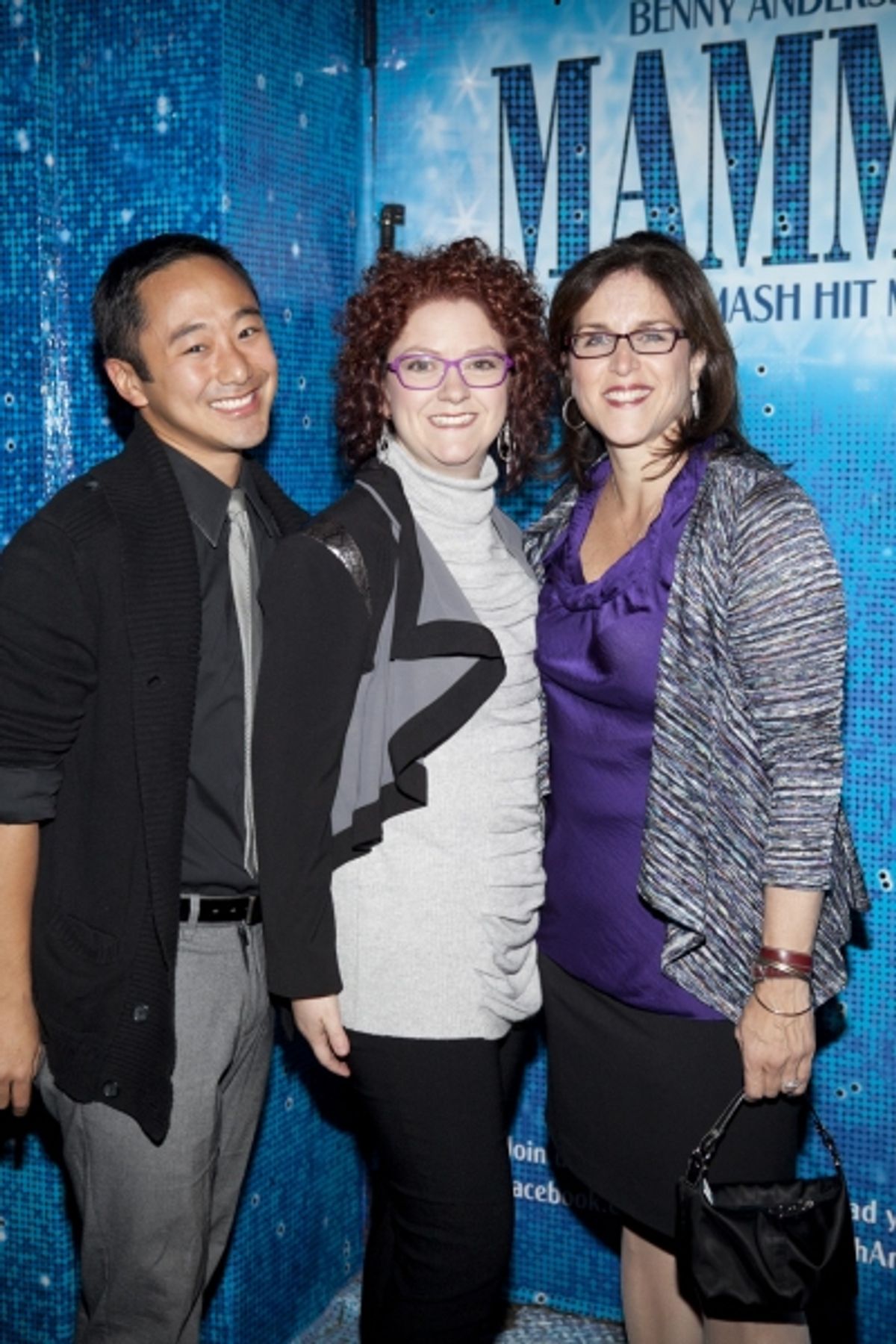 John Gilmour, Marya Peters and Laura Matalon at 