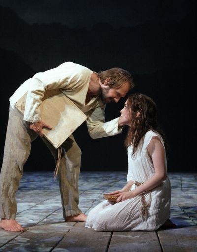 Ralph Fiennes and Elisabeth Hopper Photo