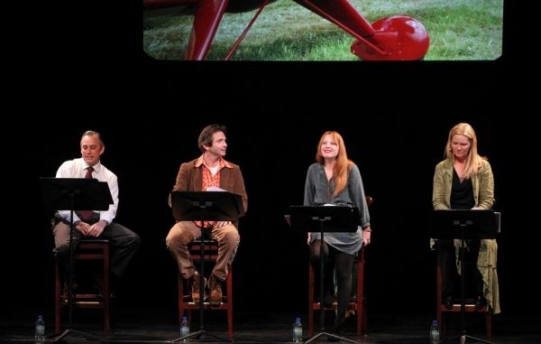 David Aaron Baker, Dan Futterman, Lauren Ambrose, Joan Allen Photo